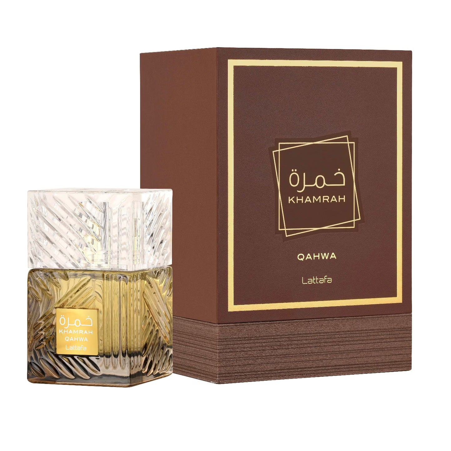 Khamrah Qahwa Lattafa parfum verpakking