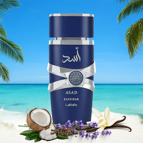 Asad Zanzibar Lattafa parfum sfeerbeeld