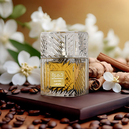 Khamrah Qahwa Lattafa parfum sfeerbeeld