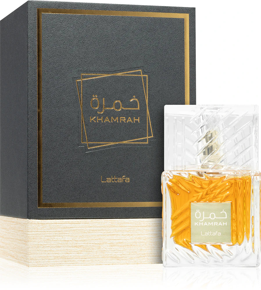 Khamrah parfum verpakking Lattafa